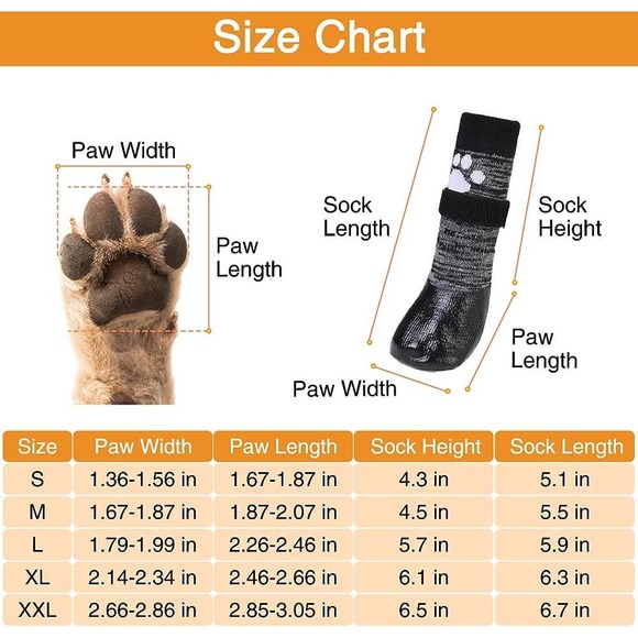 Kooltail Non-Slip Socks for Dogs SZ XL - Picture 3 of 7